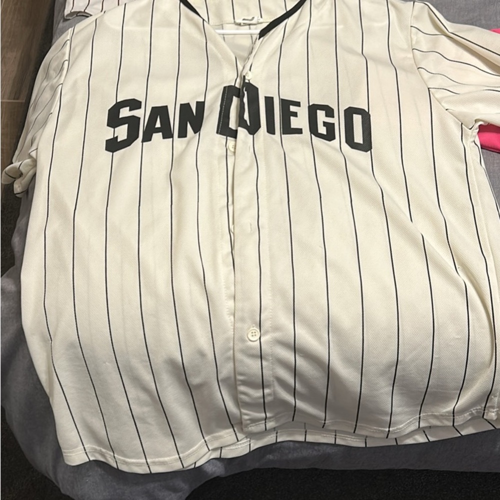 San Diego Striped Button-Up Shirt